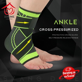 Xhome【Ph+COD】Ankle Support Sports Anti Sprain Ankle Brace Strap Ankle Wrap Foot Protector 1PC