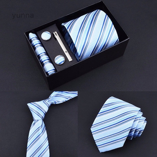 Yunna Jingying3355 5 Pcs/Set Men Tie Necktie Skinny Business Classic Jacquard Woven Silk