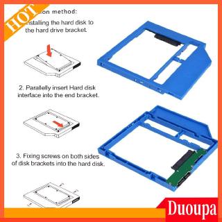 ★Available★Universal 9.0mm 2nd HDD Caddy SSD Drive Bracket SATA 3.0 CD DVD Optical Bay