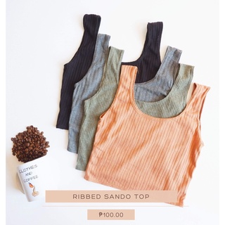 CNCPh Ribbed Sando Top | Women's sando top | Tank Top | Ribbed and Knitted