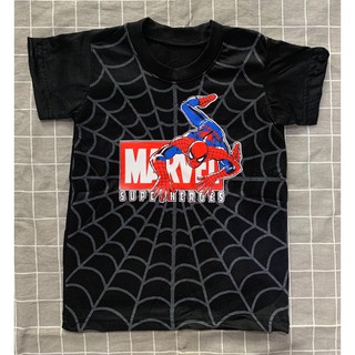 Kids Boys Clothing Superman Spiderman T-Shirt Summer Short Sleeve Tee Shirts