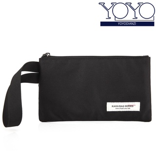 【 Ready Stock】Men's casual oxford cloth handbag envelope bag coin purse