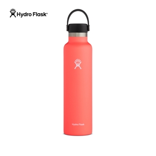 Hydro Flask (24 OZ) Standard Mouth Insulated Stainless Steel Drinking Water Bottle (Hibiscus) AWK