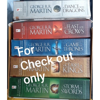 Preloved Game of Thrones book series check out