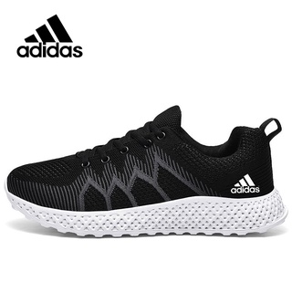 Adidas Sports Shoes Men's Low-top Outdoor Casual Shoes Blue Running Shoes Breathable Comfortable Soft Sole Jogging Shoes Large Size Light Men's Shoes 39-45