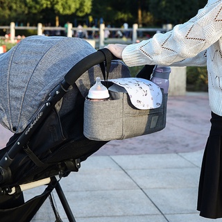 Baby Stroller Organizer Cup Holder Stroller Bag Baby Car Bag Trolley Bag Large Capacity Travel Baby
