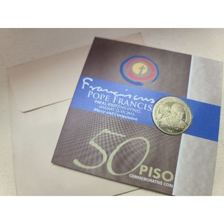 LIMITED EDITION COMMEMORATIVE P50 COIN POPE FRANCIS PAPAL VISIT 2015 (1)