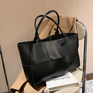 【Dinner bag】Luxury Brand Large Weave Tote bag 2021 Fashion New High-quality PU Leather Women's Desig