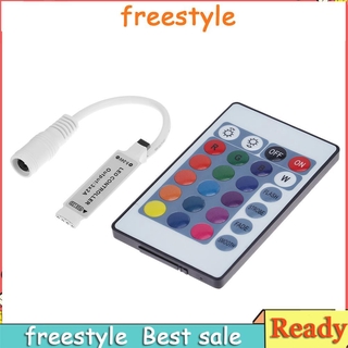 freestyle 5-24V 24 Keys IR Wireless RGB Controller Remote Controller for LED Strip (3)