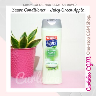 Curlaloo CGM - Suave Essentials Conditioner - Juicy Green Apple 443 mL