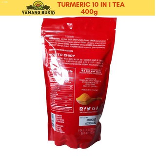 Traditional & Herbal Drinks☫┅❃Yamang Bukid Turmeric 10 in 1 Tea (400g)
