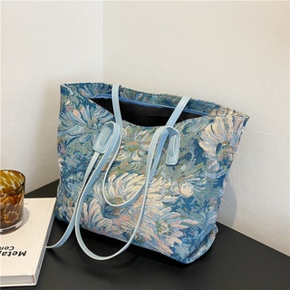 F067-Women's Bag Commuter Tote New Large Capacity Portable Canvas Bag