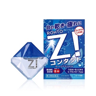 Rohto Z Eyedrops for Contact Lens 12ml Cool level 8 made in Japan
