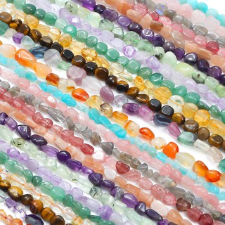 Irregular Shape Natural Stone Beads Amethyst Quartz Agate Jade Jasper Chip Beads for Jewelry Making DIY Bracelet Necklace