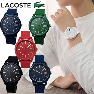 Maii Mens Ladys Lac0ste fashion Analog Unisex rubber watch W0140