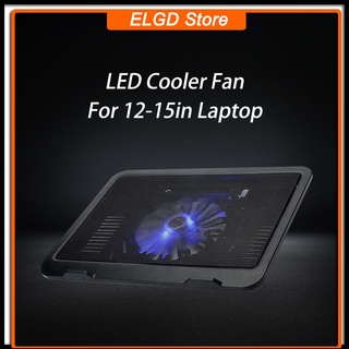 ❁Laptop Cooling Fan LED Light Cooler Pad USB Notebook Cooler