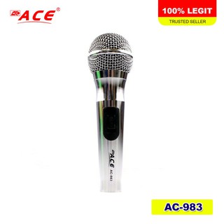 ariana grande with microphone ACE AC - 983 Professional Dynamic Wired Microphone