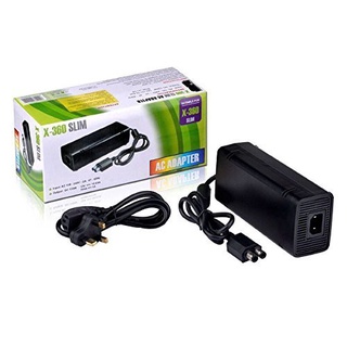 【Stock】 Xbox 360 Slim Power Supply Brick, Xbox 360 Slim 100-240V Auto Voltage AC Adapter Replacemen