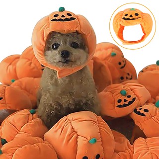 Pet Cat Dog Funny Pumpkin Hat Halloween Party Puppy Costume Props Accessory