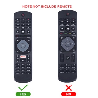 ooh Dustproof Soft Silicone Case Remote Control Protective Cover for-Philips SMART TV NETFLIX TV Remote Control (8)