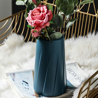461 Plastic Vase Flower Container Nordic Style Plastic Flower Vase Home Decor (6)