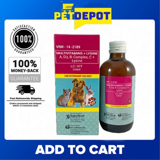[PET MUST HAVES] LC-VIT MULTIVITAMINS FOR SMALL PETS, DOGS AND CATS [PROMO]