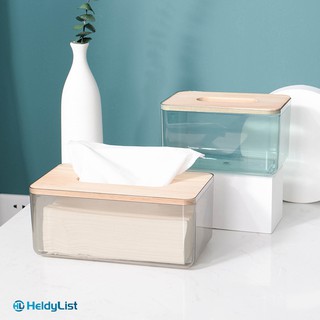 Japanese-style log tissue box Nordic minimalist creative tissue box fresh and elegant household living room pumping box tissue paper restaurant napkin storage box LDYLIST