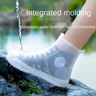【Anti-Slip Wear-Resistant-】Waterproof Shoe Cover Waterproof Non-Slip Adult Rainy Day Thickening and (3)