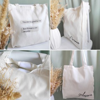 Personalized Canvas Tote Bag/ Box type Canvas Bag/ Expandable Tote Bag