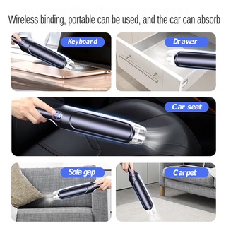 【COD】Portable Car Vacuum Cleaner Handheld Mini Vacuum Cleaner USB Wireless Cordless Vacuum Cleaner (4)