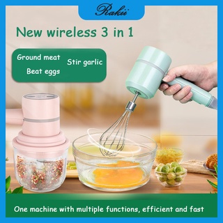 Mixer Egg Beater Wireless Stainless Steel Electric Hand Mixer Electric Power Handheld Whisk Mixer (1)