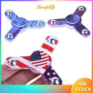 New ✡ Tri-Spinner Finger Toy Plastic Fidget Spinner Autism ADHD EDC Stress Toys Gifts