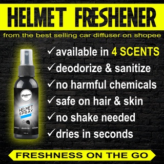 Helmet Spray Freshener Deodorizer Sanitizer