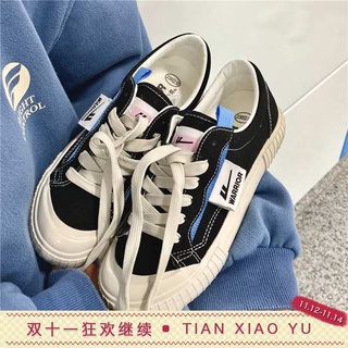 Rolling black canvas shoes female autumn and autumn 2021 new autumn small women shoes wild casual br