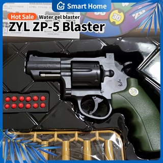 Hot sale zp5 357 nurf left wheel Darts blaster glock Toy Pistol soft bullets outdoor games
