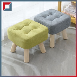Solid wood small stool creative fabric small bench small chair living room sofa stool low stool fashion home adult sitting pier