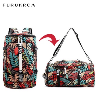 Printing Bucket Gym Bag Women Men Fitness Backpack Outdoor Shoulder Sports Workout Training Shoes Wa