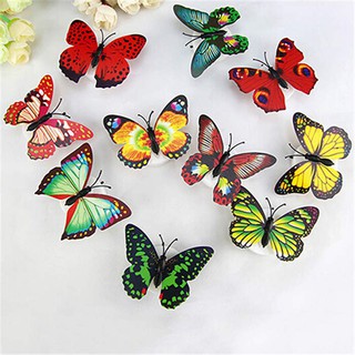 Bhk Color Changing Cute Butterfly LED Night Light Home Room Desk Wall decoration