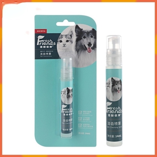 [HS] 14ML Pet Oral Care Spray Dog Mouth Deodorizing Cleaning Spray