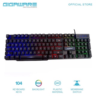 Gigaware FOREV FV-Q1S 3Color Backlight LED Lights Gaming Keyboard