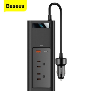Baseus Car Power Inverter DC12V To AC 110V Portable Auto Inversor Digital Fast Charging Power Adapter For Car Charger Converter
