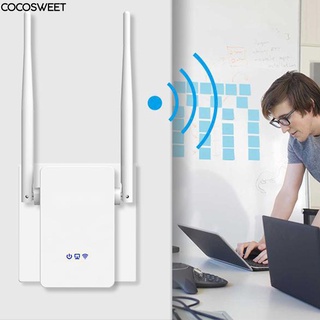 cocosweet Omni-Directional Antenna WiFi Repeater 2.4GHz 5GHz Dual Band WiFi Booster Long Range for Home