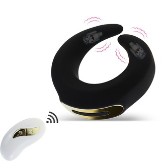 Cock Ring Vibrator with Remote Controller 12 Speeds Penis Ring Massager Clitoral Stimulation Erectio