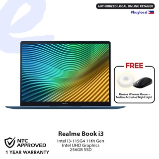 Realme Book Laptop (8GB+256GB SSD)|11th Gen Intel® i3 Core™ FREE RealmeWirelessMouse+NightLight