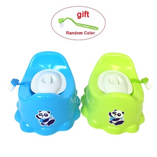 Portable Baby Potty Toilet Seat 3 Colors Panda Cartoon Kids Toilet Training Chair with Removable Sto