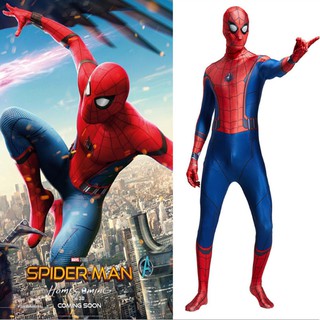 Superhero Spider Man Jumpsuit Clothes Cosplay Costume