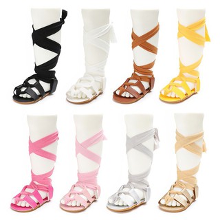 Baby Girls Summer Shoes Gladiator Bandage (1)