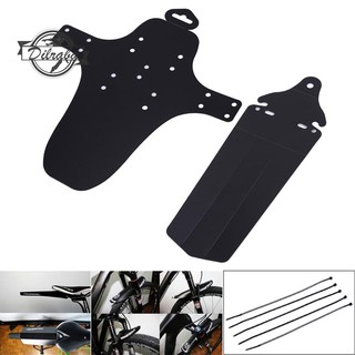【Ready Stock】✐{ IN STOCK/COD }2Pcs Bike Bicycle Front Rear Mudguard Fenders for Road Cycling Mountai