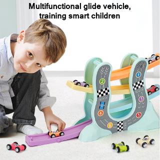 Multilayer Magic Racing Cars Model Toys Ramp Racer Railway Track With Gliders Little Car Toy For Children Birthday Gifts (1)