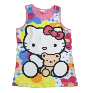 SALE !Hello Kitty Character Print Sando Sleeveless For Kidswear Girl #TRICIANACHEN